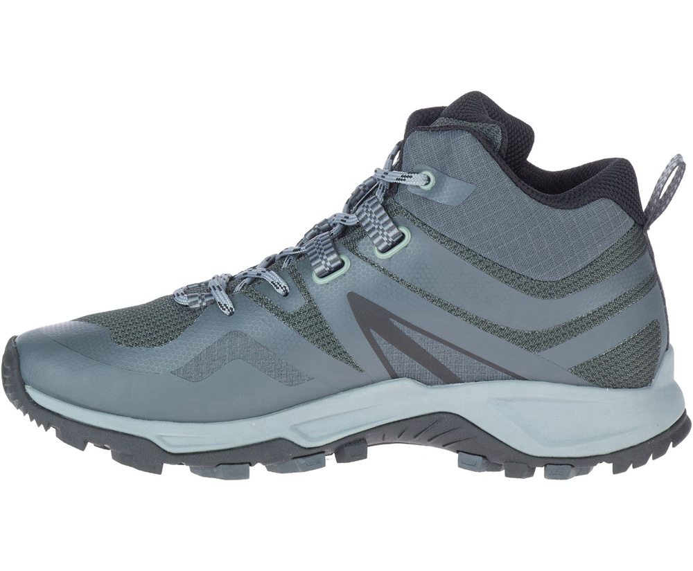 Kozaki Merrell Męskie Granatowe - Mqm Flex 2 Mid Gore-Tex® - 138045-PVF